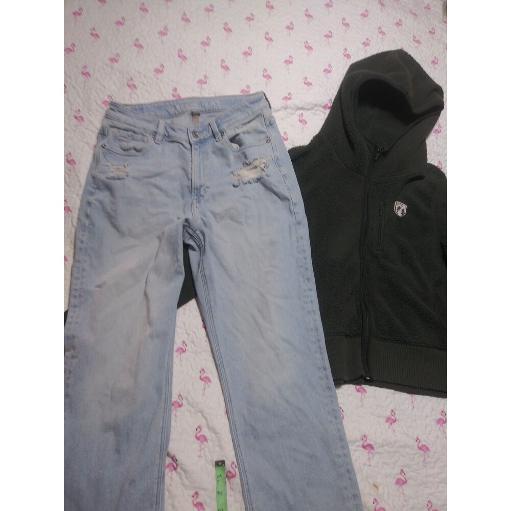 American Eagle Jeans Size 10 + Hoodie Size L Bundle